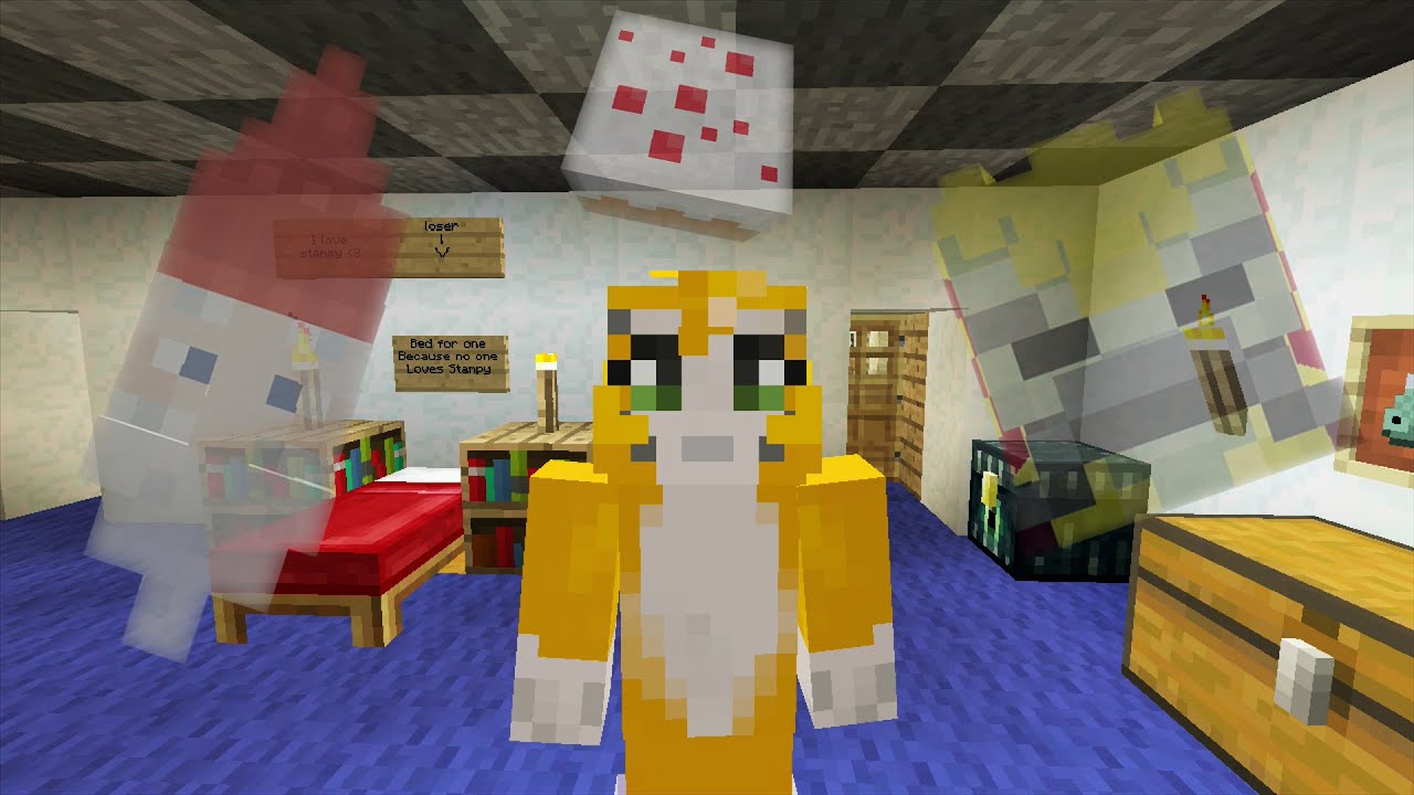 Stampy Bed For One